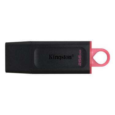 Imagem de Pen Drive 256GB Kingston DataTraveler Exodia, USB 3.2, Preto e Rosa - 