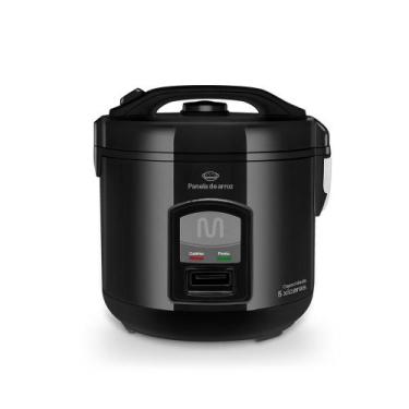 Imagem de Panela De Arroz 5 Xícaras Função Manter Aquecido 220v-400w Preta Multi