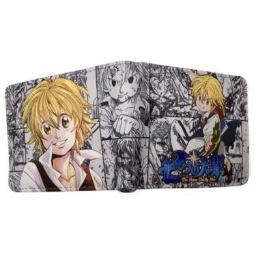 Imagem de Wallet Seven Deadly Sins Meliodas Anime Characters Slim - yiweisai