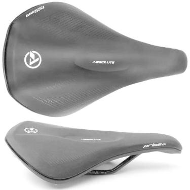 Imagem de Selim para Bicicleta Prime Ex para Performance com Recorte Ergonômico Preto Absolute