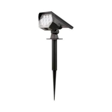Imagem de Holofote Solar À Prova d'Água Com 10 LEDs Para Uso Externo 180 graus I