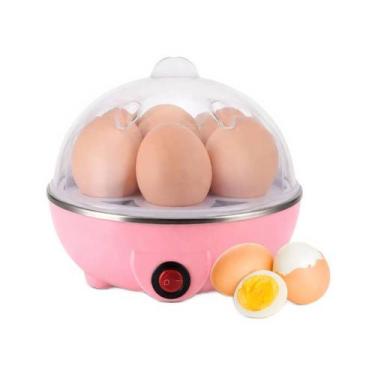 Imagem de Mini Panela Rosa 110v Cozinhar Ovos e Alimentos no Vapor - B2, 110V