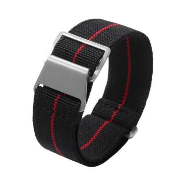 Imagem de Pulseira De Relógio De Nylon Elástico De 18mm, 20mm, 22mm Para Seiko, 