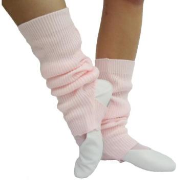 Imagem de Polaina Ballet Só Dança Acrilica Infantil, M, Rosa