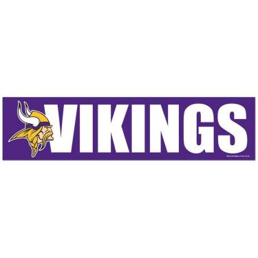 Imagem de Adesivo Faixa Bumper Strip 30x7,5 Minnesota Vikings-Unissex