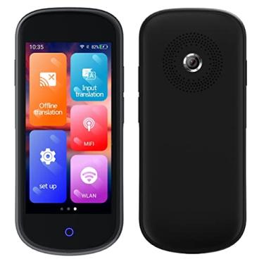 Imagem de Tradutor de digitalização de fotos inteligente Dispositivos portáteis de tradução instantânea de idiomas Tradutor de voz bidirecional Gravação Tradução 4G Wifi/Offline (B) necessário Eficiência