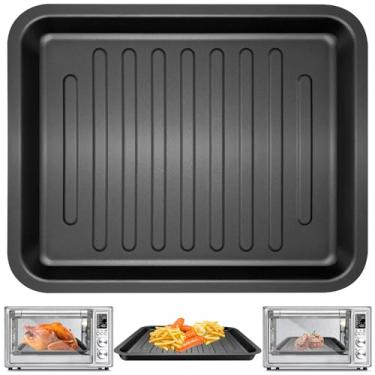 Imagem de Air Fryer Toaster Oven Accessories for COSORI 12 in 1 C130 CS130 CO130 Convection Oven, 14’’*12’’ Non-Stick Rectangle Air Fryer Rack Replacement Parts Grill Pan Grill Plate Crisper Plate Tray
