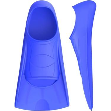 Imagem de Gintenco Snorkel Fins, nadadeiras de treino para mergulho com snorkel, nadadeiras flutuantes, nadadeiras confortáveis, nadadeiras, tamanho de viagem com bolsa para adultos, homens, mulheres, crianças