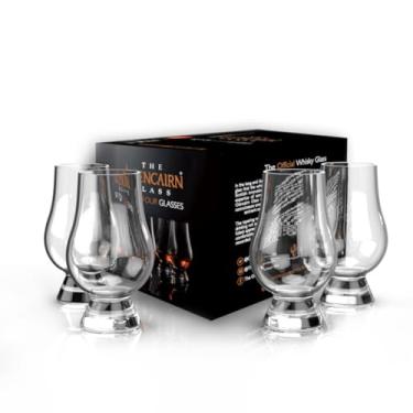 Imagem de GLENCAIRN VIDRO WHISKY, conjunto de embalagem de presente 4 em 4