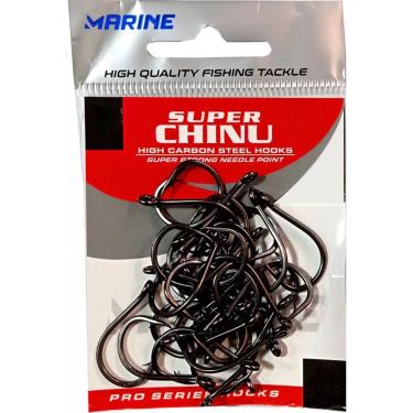 Imagem de Anzol Marine Sports Super Chinu 02 Black Nickel 50 Pçs