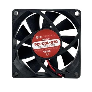 Imagem de Microventilador 70x70x20mm 12v Cooler Pci Eletroparts, 70x70x20mm