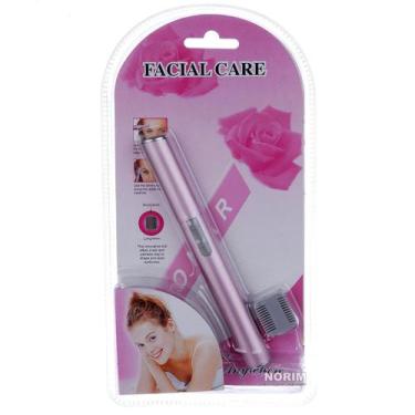 Imagem de Depilador e aparador Feminino sombrancelha nariz - Facial - care, Rosa