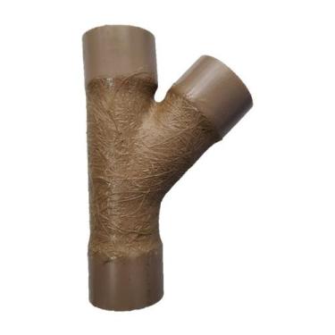 Imagem de Junção Soldável Marrom 45 Pvc 1 Polegada (32 Mm) - Estrela