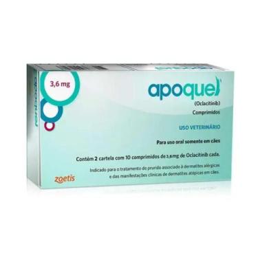 Imagem de Combo Apoquel 3,6 Mg 20 Comprimidos 3 cx - zoetis