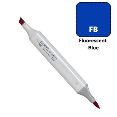 Imagem de Caneta Marcador Copic Sketch Ponta Dupla Cores Fluorescent, FB FLUORES