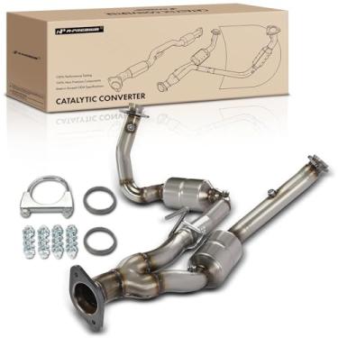 Imagem de A-Premium Kit de conversor catalítico frontal compatível com Jeep WK Series Grand Cherokee 2005-2010, XK Series Commander 2006-2007, 5,7L, compatível com EPA