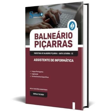 Imagem de Apostila Prefeitura Piçarras Sc 2024 Assistente Informática