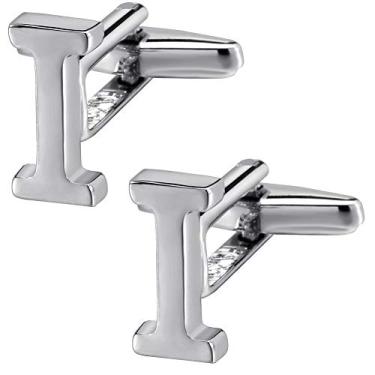 Imagem de Abotoaduras HAWSON para homens tom prata acessório de camisa masculina Prata