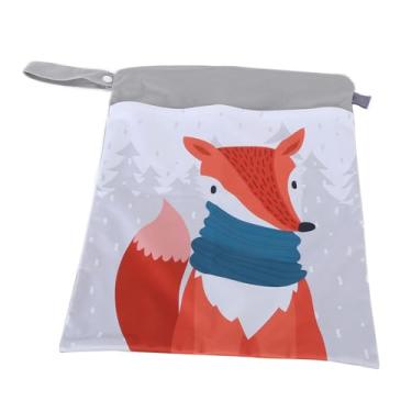 Imagem de Organizador do Saco de Fraldas, Saco Seco Molhado Reutilizável Saco Impermeável Lavável Sacos de Lavanderia Com Zíper Duplo para Viagens Praia Piscina (ES006-QW41)