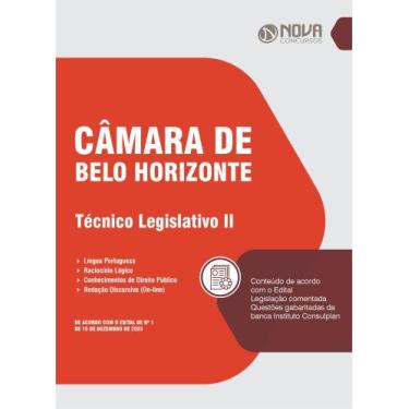 Imagem de Apostila Câmara de Belo Horizonte - MG 2024 - Técnico Legislativo II -