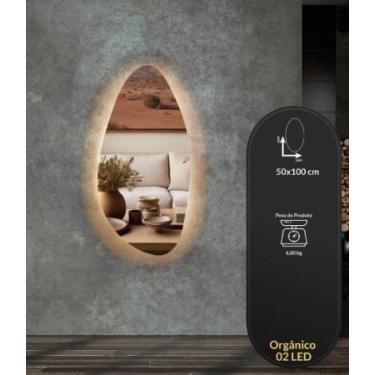 Imagem de Espelho Decorativo Orgânico 02 LED - Liz Decor
