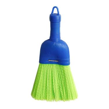 Imagem de GQXJIAH Vassoura de mão vassoura de mão vassoura de carro externa de fibra de poliéster com orifício para pendurar para limpar varandas internas, pisos, decks calçadas, poeira e sujeira (1 pacote)