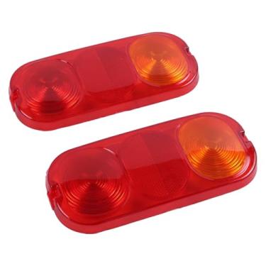 Imagem de Chamixx 2x Lente de luz traseira 700/50024 70050024 compatível com JCB 3C 3CX 3D 3DX 4C 4CX1400B 1550B 1600B 1700B 214 215 216 217 Retroescavadeira