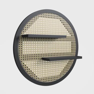 Imagem de Nicho Redondo Madeira Maciça Floema Artemobili