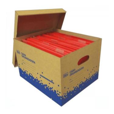 Imagem de Caixa organizadora multiuso papelao cm3 - tilibra
