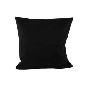 Imagem de Almofada Veludo Soft Liso Com Cordão Preto 52X52cm - DECORTEXTIL, únic