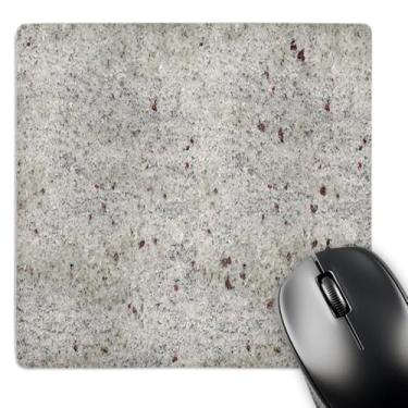 Imagem de 3dRose Imagem de branco n Rust impressão de granito Caxemira - Mouse pad, 8 x 8 polegadas (mp_109391_1)