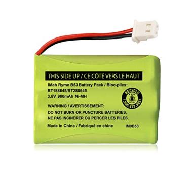Imagem de iMah BT188645/BT288645 3.6V 900mAh Ni-MH Battery Pack, Also Compatible with VTech BT207695 VM312 VM3251 VM3252 VM3261 Digital Video Baby Monitor