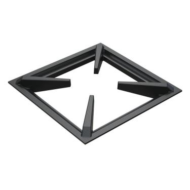 Imagem de Grelha 4 Hastes Mtq Fogão Industrial Ferro Fundido 30x30cm