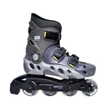 Imagem de Patins Roller Spectro Cinza Recreação Traxart Par Tamanho 40-41