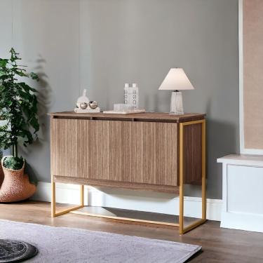 Imagem de Buffet 3 Portas Moderno Amsterdam - Affara Dourado Affara Dourado
