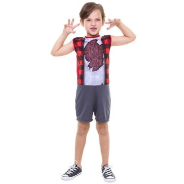 Imagem de Fantasia Halloween Lobisomem Pop Infantil Tamanho P