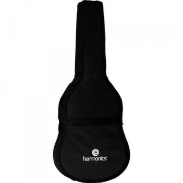 Imagem de Capa Para Violão Folk Harmonics Nylon Luxo Preta