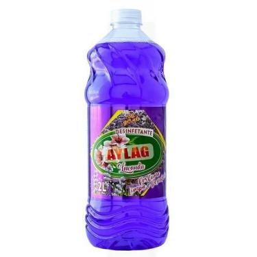 Imagem de Desinfetante Floral 2L (AYLAG) Limpeza e Perfume Duradouro p/ Banheiro