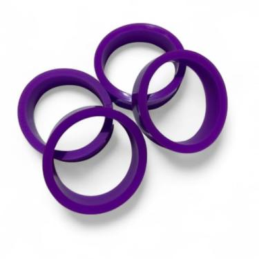 Imagem de 4 Pack of 1-1/2" Standard Size PerfectPlay Silicone Purple Flipper Rings for Most Pinball Machines
