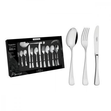 Imagem de Faqueiro Tramontina Mônaco em Aço Inox com Facas de Mesa