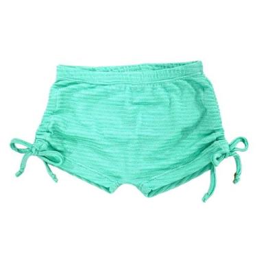 Imagem de Shorts Saída De Praia Menina Infantil Juvenil Liso Poliamida - Fofotin