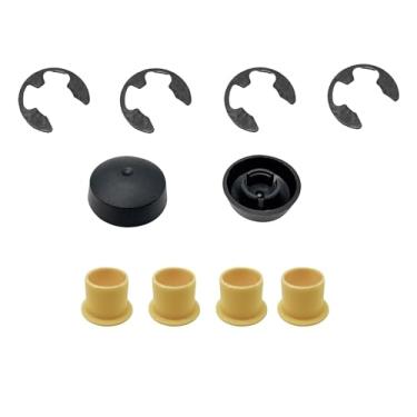 Imagem de Bucha de cilindro de acabamento elétrico compatível com Mercruiser Alpha 1 Gen II 53-815949 23-815950 815951 19-815951 Pino de âncora 18-2466-9 (preto)