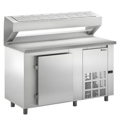 Imagem de Balcao Refrigerado Condimentador Gbpz-150 Inox Sem Cubas 220V - Gelopar