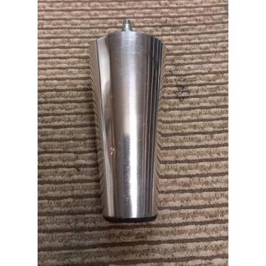 Imagem de Pés metal A-5 cone cromado - Via Decor