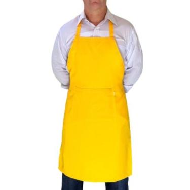 Imagem de Avental frente churrasqueiro - MUNDO DOS AVENTAIS , Amarelo
