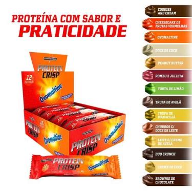 Imagem de Barrinha de Proteína Protein Crisp Bar Ovomaltine 12 Un Integralmedica