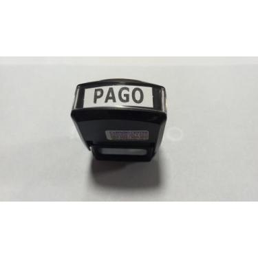 Imagem de Carimbo Auto entintado Pago - Nykon