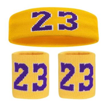 Imagem de Bandanas esportivas para homens e mulheres, faixa de cabeça com absorção de umidade, faixas de suor para toalha atlética elástica macia para basquete, tênis, malhar