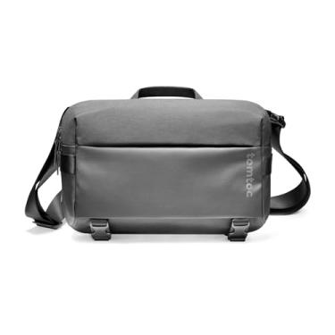Imagem de tomtoc Bolsa de ombro para laptop para iPad Pro/Air de 13 polegadas, MacBook Pro/Air de 13 polegadas, bolsa tiracolo minimalista, resistente à água, para negócios, viagens, trabalho
