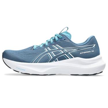 Imagem de ASICS Tênis de corrida masculino GT-2000 14, Mar de inverno/branco, 13 Wide